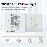 Projecteur extérieur SNOOWEL IP66 en aluminium moulé sous pression, 100W, projecteurs LED, réflecteur SMD 5050, garantie 5 ans, CRI élevé 70, 60-120