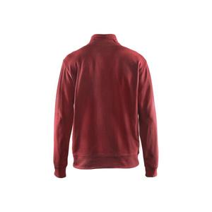 BLAKLADER - 337111585600XS <b>Sweatshirt</b> with full zip Red - EAN 7330509469613 <b>WORK</b> HOODIES - Product Image 3