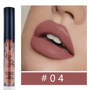 Persönlichkeit Matte Lipstick Antihaft-Tasse Nicht verblassen Metallic Nude Color Erdige Bronze Lip gloss