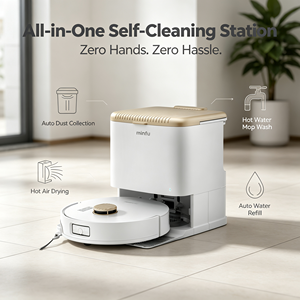 Robot Aspirador Autovaciable con Estación de Recolección de Polvo, Secado por Aire Caliente, Mapeo LDS, 35000Pa, Precio de Fábrica - Product Image 1