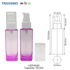 Flacons de soin de la peau de luxe avec bouchons, flacon de lotion, emballage de luxe pour soin de la peau, flacon pour produits de soin - Product Image 2