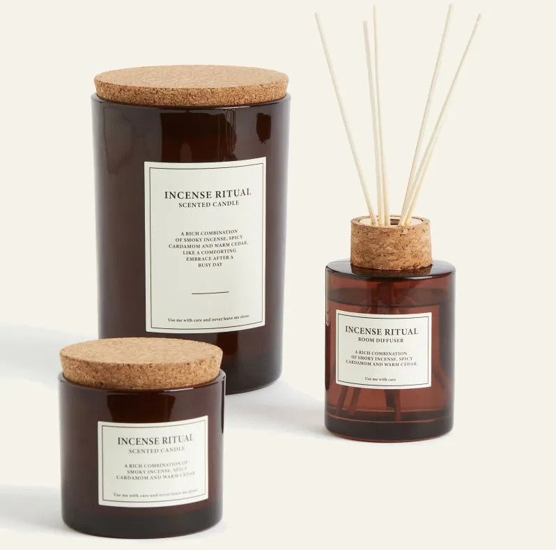 Fabrieksprijs Interieur Geschenksets Luxe Geparfumeerde Soja Wax Kaarsen Reed Diffuser Kamer Spray En Vloeibare Vulling