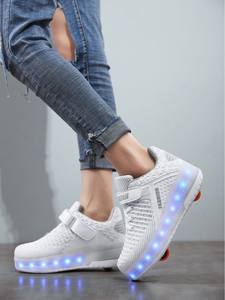 <span class=keywords><strong>รองเท้า</strong></span>สเก็ตแบบ<span class=keywords><strong>มี</strong></span><span class=keywords><strong>ล้อ</strong></span>คู่ รุ่น Rampage ชาร์จไฟได้ สำหรับเด็กและผู้ใหญ่ <span class=keywords><strong>ล้อ</strong></span>หดได้ <span class=keywords><strong>รองเท้า</strong></span>กีฬา - Product Image 2