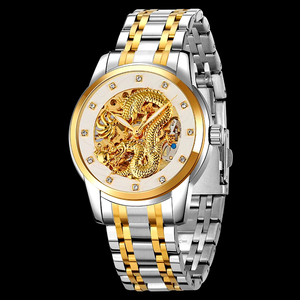 Montres à quartz élégantes pour hommes, design fantaisie, nouveau modèle, en stock, personnalisables, bracelet en acier inoxydable, 9310 - Product Image 5