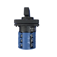 Dixsen DW26-20/3+VN001 IP20 690V 20A Sakelar Kontrol Cam Tembaga Terminal Sekrup Rotasi 90 Derajat Instrumen Kontrol Industri