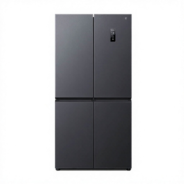 Mijia 520L Ink Rock Grey Cross Door Fridge Dual Inverter No Frost Class1 Energy Silver Ion Antibacterial Smart Refrigerator