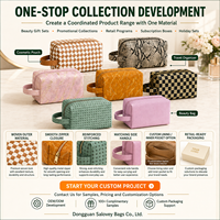 Pochette cosmétique en cuir PU à motifs multicolores, sac à maquillage rectangulaire, trousse de toilette de voyage, logo personnalisé, vente en gros OEM