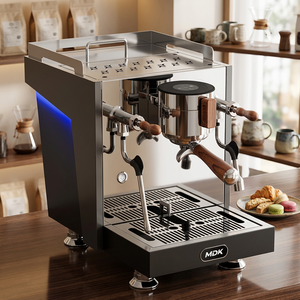 Máquina de Espresso Comercial de Doble Caldera con Bomba Rotativa, Cabezal de Cobre y Acero Inoxidable, Equipo para Hotel, Auto y Bar, 12 Bares, MC-28 - Product Image 4