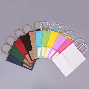 Wholesale High Quality Custom Printing Shopper Paper Bag Paper Bag High Quality Kraft Paper Bags with Handles - Product Image 5