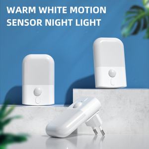 Lámpara Nocturna LED de Ahorro de Energía, Enchufe de Corriente Alterna, Luz Suave con Sensor de Movimiento PIR, Brillo Ajustable para Dormir, para Niños - Product Image 5