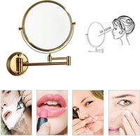 Miroir de maquillage MIXWARES 8 pouces, grossissement 3X/1X, double face, pivotant, mural, pour salle de bain, hôtel, miroir de maquillage pour salle de bain