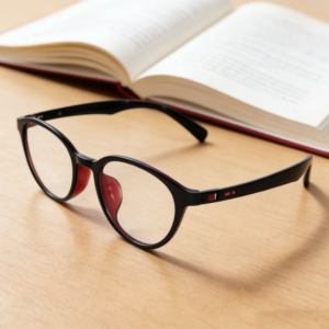 Montura de Gafas Ópticas Redondas de Dos Tonos OPTY con Desmontaje sin Tornillos para Hombre y Mujer - Product Image 1