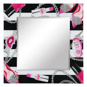 Custom Large Infinity Bath Mirors Decor Wall Woman Makeup Mirror Vanity Unbreakable Mirrors Panels For Wall