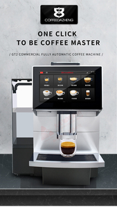 Machine à café expresso et cappuccino commerciale entièrement automatique, intelligente, programmable, avec grand écran tactile et fonction autonettoyante pour - Product Image 6