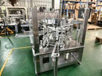 Machine de pliage automatique rotative pour cartonnage, machine d'emballage verticale pneumatique pour boîtes en carton pour cosmétiques