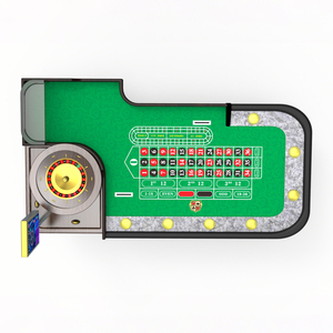 Mesa de Juego de <span class=keywords><strong>Ruleta</strong></span> <span class=keywords><strong>Europea</strong></span> de Lujo, Personalizada, de Madera Maciza, para Casino, Club, Juego de Apuestas, Profesional, Premium, 0 00 - Product Image 2