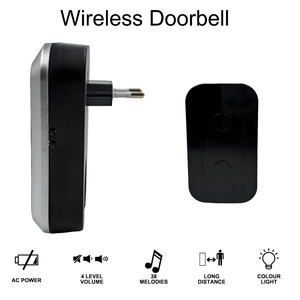 घर के लिए लंबी दूरी की वायरलेस कॉल के लिए दरवाजे की घंटी - Product Image 4