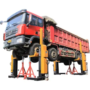 AUTENF LKW-Lift 4 Post 30T drahtloser hydraulischer LKW mobiler Säulen lift LKW-Lift