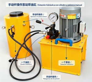 Estación de Bombeo Hidráulico Doble de Alta Presión con Control Remoto de Pistón, Personalizable OEM para Maquinaria de Ingeniería - Product Image 4
