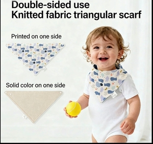 Bavaglini Triangolari Impermeabili Riutilizzabili per Bambini per <span class=keywords><strong>Viaggi</strong></span> all'Aperto - Product Image 1