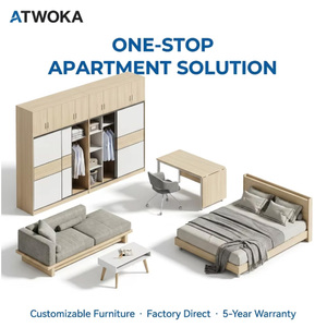 Ensemble de meubles ATWOKA pour <span class=keywords><strong>appartement</strong></span> de petite taille, aménagement flexible, adapté aux studios de 20 à 39 m², solution personnalisée - Product Image 1