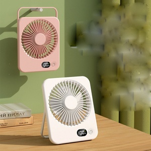 High Quality Summer 1200mAh Battery <b>Wall</b> <b>Mounted</b> Usb Rechargeable Desktop <b>Fan</b> with Hook Multifunction Mini <b>Fan</b> - Product Image 5