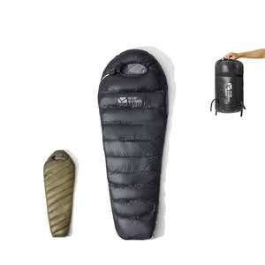 Mobi Garden ถุงนอนสำหรับฤดูหนาวน้ำหนักเบา800ก., ถุงนอนขนห่าน G800จิ้งจอกอาร์กติกน้ำหนักเบาสำหรับการผจญภัยกลางแจ้ง-จัดอันดับ5 °C - Product Image 6