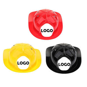 Casquettes de <span class=keywords><strong>pompier</strong></span> en plastique personnalisées pour enfants, <span class=keywords><strong>casque</strong></span> de <span class=keywords><strong>pompier</strong></span> en PVC, accessoires de jouets en plastique pour jeux de rôle, mascarade, cosplay - Product Image 1