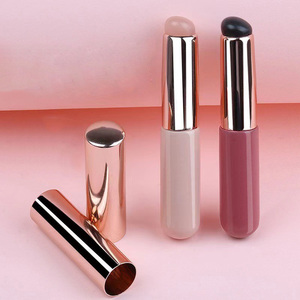 Mini pinceau à lèvres en silicone, pinceau de maquillage, pinceau de stamping pour nail art, application de couleur - Product Image 1