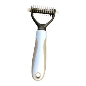 <b>Pet</b> Dog Hair Removal Comb Stainless Steel Multifunctional Detangling Grooming Tool - Product Image 1