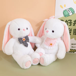 Nuevo Conejito de Peluche con Lazo, Juguete de Peluche Suave y Reconfortante, Conejo de Peluche con Expresiones Faciales Lindas - Product Image 5