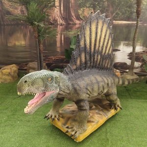Animatronisches <span class=keywords><strong>Dimetrodon</strong></span>-Modell mit Schwimmflossenrücken, prähistorische Reptilien-Replik, Fischflossenrücken-Figur einer antiken Kreatur für die Ausstellung im Wissenschaftsmuseum - Product Image 5