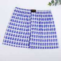 UOKIN 100% Polyester Plaid Antique Design Mixte Loose Summer Men Casual Boxer Shorts Pyjama Pants Stock Wholesale