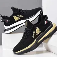 Wholesale High quality Cheap stylish knitting white black mens causal red  bottom sneakers shoes for men From m.