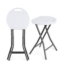 Meubles d'extérieur, vente en gros à prix réduit, table pliante en plastique empilable avec pieds en acier, nouveau style moderne, table à manger d'extérieur