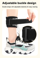 Prévient les crampes et les entorses de la cheville, attelle de compression ajustable pour la cheville, attelle pour pied tombant, orthèse