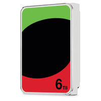 Disque dur interne NAS 6 To ST6000NT001 3,5 pouces SATA 6 Gbit/s 7200 tr/min 256 Mo de cache HDD pour stockage RAID PC
