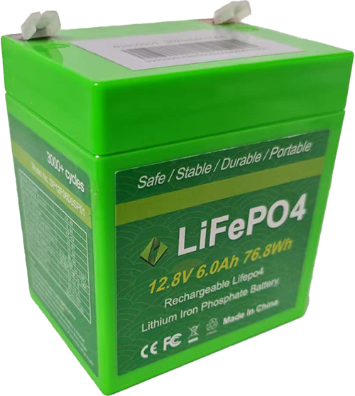 Eco-friendly 12V/12.8V/24V LiFePO4 Battery Safe Pollution-Free Lithium Ion Packs for E-bikes and Storage IP65 Protection Class