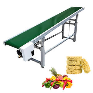New Food Grade PVC Green <strong>Belt</strong> <strong>Conveyor</strong> Factory Custom <strong>Mini</strong> <strong>Belt</strong> <strong>Conveyor</strong> Table High Efficiency Heat Resistant Adjustable Speed - Product Image 3
