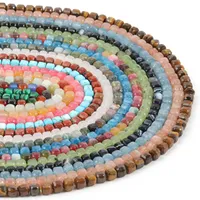 Perles d'espacement en cristal œil de tigre naturel, facettées, cube carré, 5 mm, pour la fabrication de bijoux, bracelets, colliers, boucles d'oreilles DIY