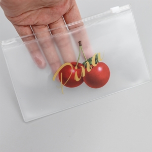 Emballages de bijoux écologiques recyclables de conception luxueuse, sacs à fermeture éclair en PVC, logo personnalisé, taille personnalisée pour une utilisation en supermarché ou en exposition - Product Image 1
