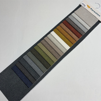 100% Polyester Home Textile Tissé Impression Canapé Tissu Écologique et Respirant Teint Lin Rembourrage Matériaux