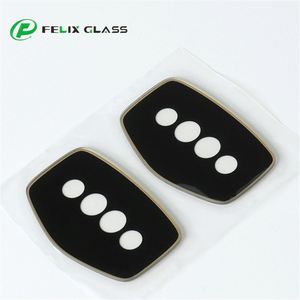 Customized China Factory Tempered Glass with Cut <b>Out</b> Hole for <b>Smart</b> Touch Switch Panels - Product Image 2