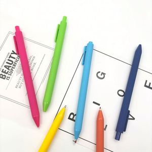 Stylos à bille pression unis et simples en gros et fournitures de bureau créatives - Product Image 4