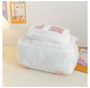 Mignon <span class=keywords><strong>petit</strong></span> <span class=keywords><strong>sac</strong></span> à <span class=keywords><strong>dos</strong></span> en peluche à fourrure mignon fille <span class=keywords><strong>sac</strong></span> ma mélodie <span class=keywords><strong>sac</strong></span> à fourrure loisirs <span class=keywords><strong>sac</strong></span> à <span class=keywords><strong>dos</strong></span> quotidien cartable cartable rose - Product Image 4