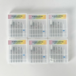 6 <b>Boxes</b> Nail <b>Drill</b> <b>Bits</b> Set Electric Grinder Burrs for Cuticle Cleaning UV Gel Polish Removal - Product Image 6