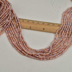 1254 2-3mm Small Colored Loose Pearls Natural Freshwater and Baroque Potatoespear - Product Image 3