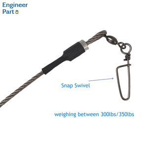 Poids de pêche 24-48 Laisse de pêche à la traîne diamantée avec plomb pour Wahoo à grande vitesse - Product Image 4