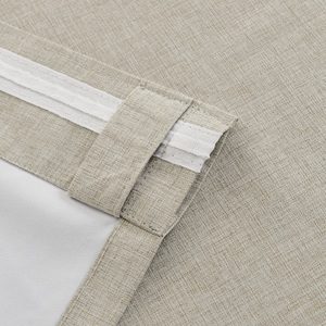 Gorden Blackout dengan Grommet, Tirai Blackout Siap Pakai untuk Ruang Tamu - Product Image 3