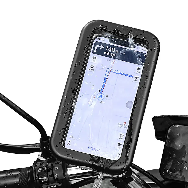 Pemegang Ponsel Sepeda, Dudukan Ponsel Sepeda, Mudah Dibuka, Penyangga Sepeda Motor untuk Semua Ponsel